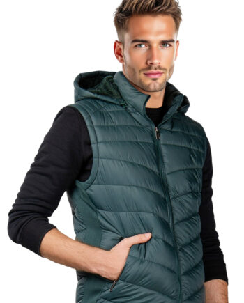 Chaleco con gorro<br> SEBASTIAN TM08A